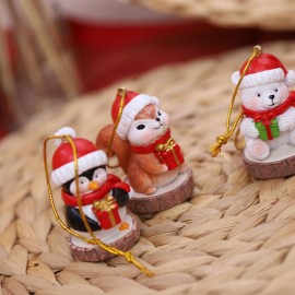 Appendini Natalizi teneri Animali - Decorazioni Festive Uniche