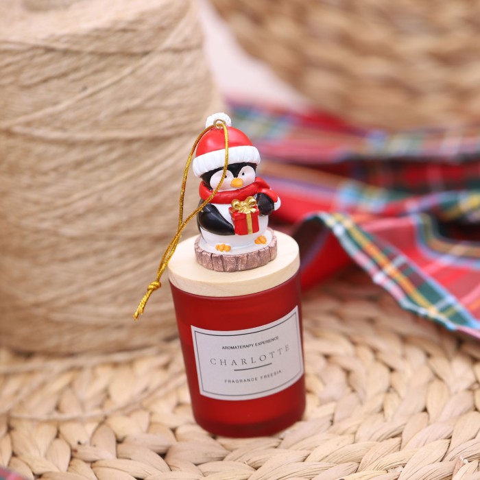 Candela Natalizia Profumata per quartetto di animali polari