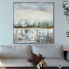 Riflessi - Quadro con cornice dalle sfumature pastello
