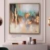 Oro etereo: Sinfonia di colori e texture per il quadro d'arredo gold