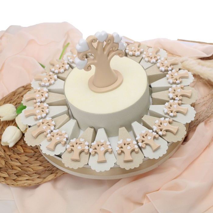 Torte Bomboniere con Albero della Vita Magnete Heart 20 pezzi