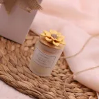 Candela Albero della Vita con Fedi Oro Bomboniera Matrimonio e Anniversario
