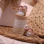 Candele profumate Sacra Famiglia Bomboniere Battesimo e prima comunione