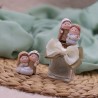 Statuina Sacra Famiglia Bomboniere Confezionate su Vasetto in vetro