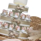 Statuina Sacra Famiglia Torta Bomboniere