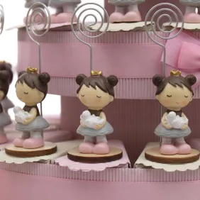 Comunione Bomboniera Principessa Unicorno Bimba Memoclip