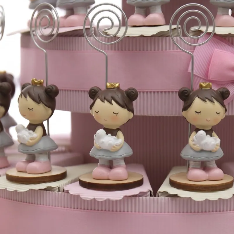 Comunione Bomboniera Principessa Unicorno Bimba Memoclip