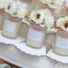 Confettata Matrimonio Su Torta Bomboniere - Candele bouquet bianchi