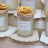 Candela Profumata con Girasole in Porcellana confezionata su torta