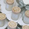Bomboniera per Promessa di Matrimonio: Candela Profumata con Tappo in Legno Personalizzato