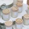 Un Simbolo d'Amore e una promessa che durerà in eterno: Candela Profumata con Decoro Floreale Verde Salvia