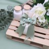 Sacchetto Elegante con Applicazione in Legno Promessa