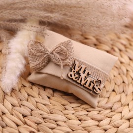 Pochette Sabbia Mr&Mrs - Bomboniere Matrimonio confezionate
