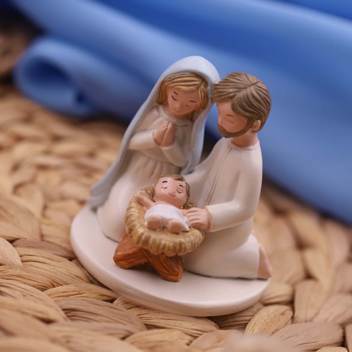 Bomboniera Santa Natività Statuina Battesimo Fai da Te