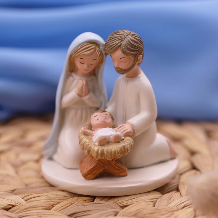 Bomboniera Santa Natività Statuina Battesimo Fai da Te