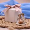 Scatoliana da cerimonia con Bomboniera Scara Famiglia Santa Natività ideale per battesimo bimbo e bimba,