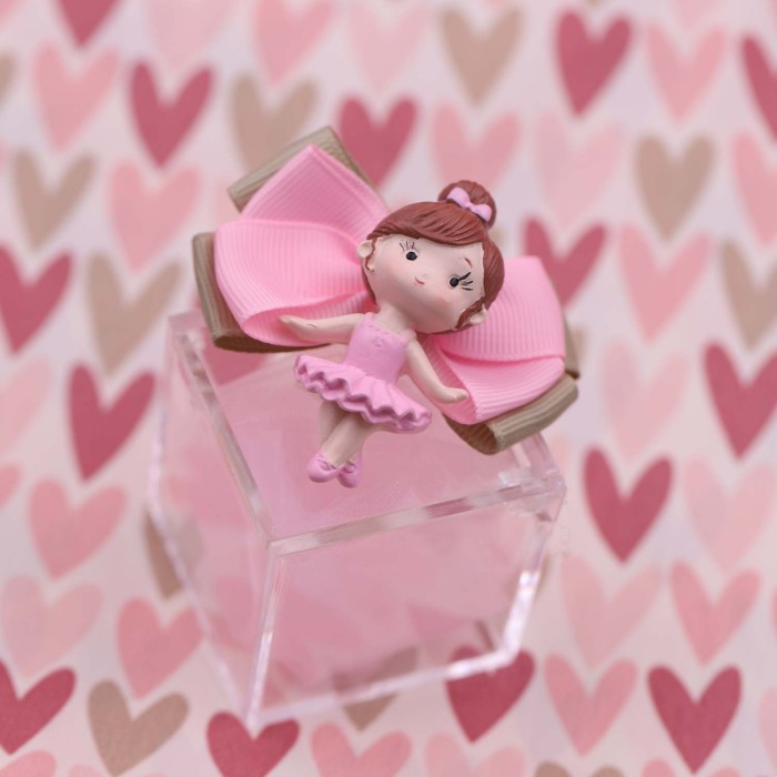 Calamita Ballerina bomboniera su Plexiglass con Confetti e Bigliettini