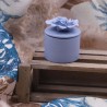 Bomboniere Utili per battesimo elegante: candele con rosa in porcellana confezionate in diverse misure