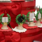 "Colonna Trionfale" Statuina per Laurea confezionata su torta portaconfetti