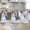 Coppia di sposi su Torta Bomboniere Matrimonio