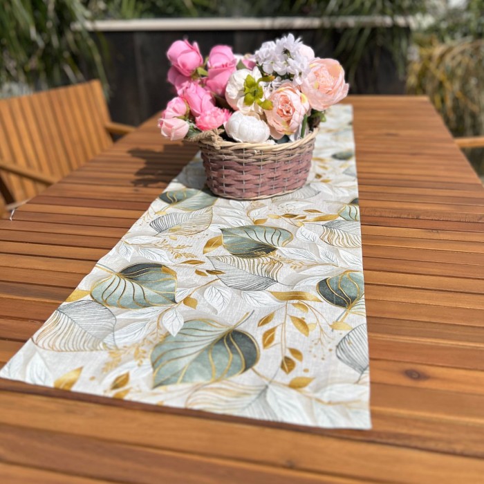 Runner da tavola bomboniera utile Dionisio verde per la casa