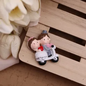 Magnete Bomboniere Fai da te Sposi in Vespa