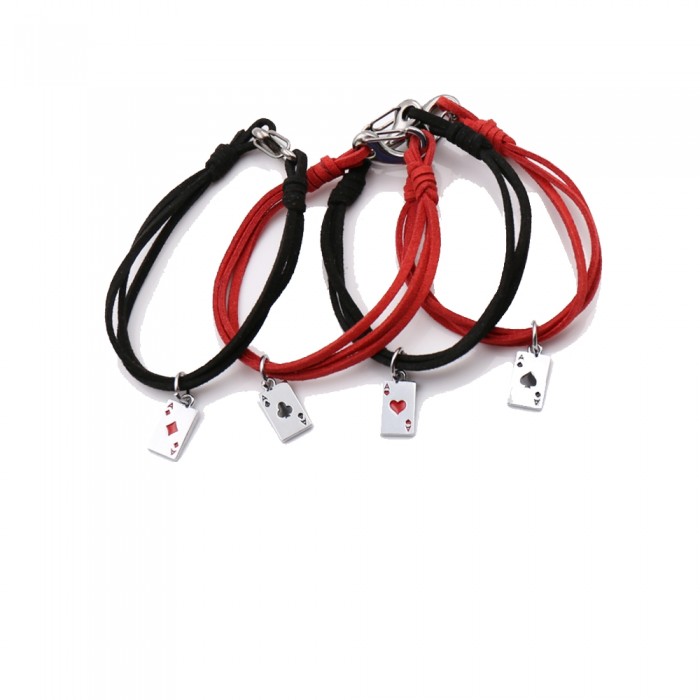 Bomboniere Compleanno Ciondoli Bracciali Kit Carte Da Poker