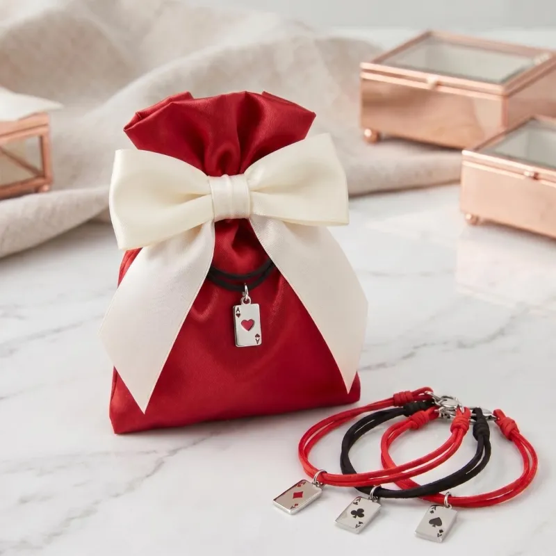 Sacchetto confezionato con bracciale Mini Carte da Poker