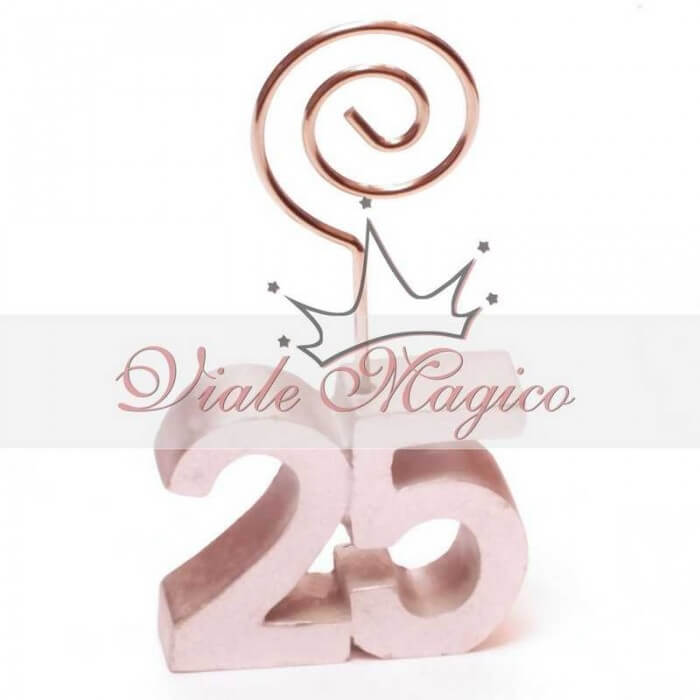 Bomboniere Segnaposto Faidate Memo Clip 25° Anniversario Bomboniere Segnaposto Faidate Memo Clip 25° Anniversario