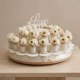 Confettata Matrimonio Su Torta Bomboniere