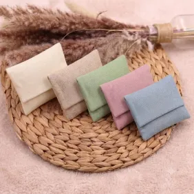 pochette colorate in cotone