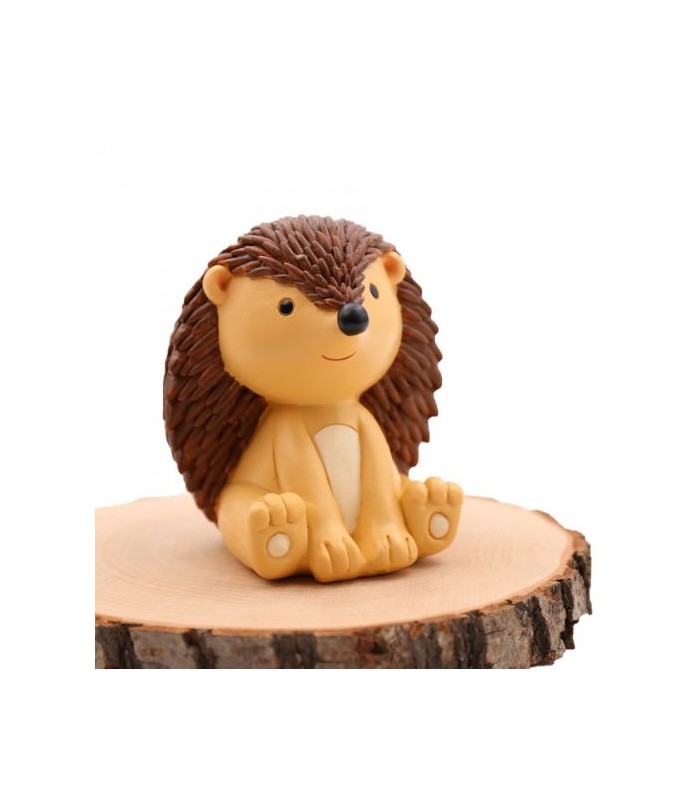 Bomboniera Maxi Statuina Riccio Della Foresta confezionato in scatola da cerimonia