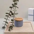 Candela profumata azzurra