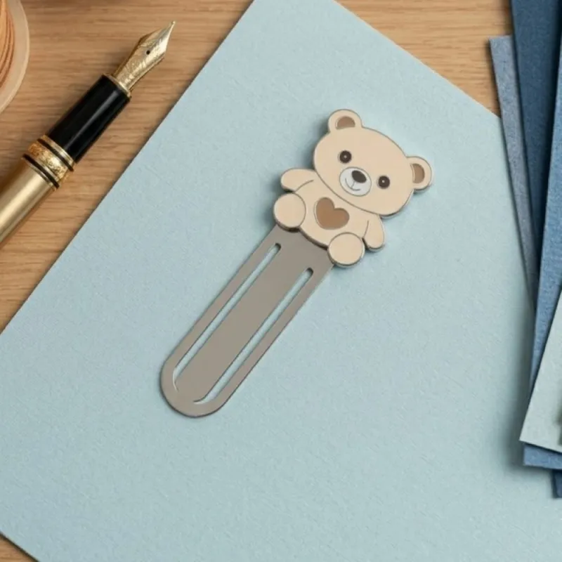 Segnalibro Teddy bomboniera orsetto fai da te