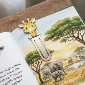 Segnalibro Giraffa - Bomboniera Nascita e Battesimo Fai da Te