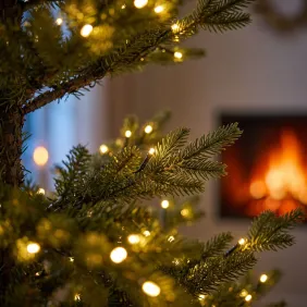 Il Pino Lucciole di EDG Enzo De Gasperi è un albero di Natale artificiale verde