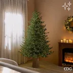 Albero di Natale Artificiale Pino Lucciole EDG H210 cm con 3100 LED integrati