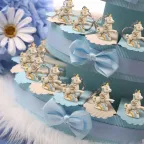 Torta Bomboniere Unicorno Arcobaleno e Nuvola per bimbo