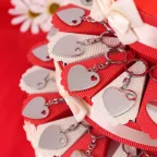 Torta Bomboniere Comunione e Compleanno cuoricino con cuore