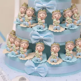 Torta Bomboniera Principe con Ranocchio Vintage | Personalizzabile