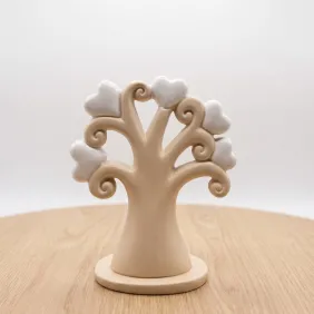 Maxi Statuina Albero della vita con cuori in resina - bomboniera fai da te