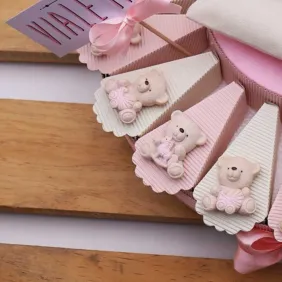 Torte con Orsetti Giocattoli Bomboniere Nascita Bimba Torta Bomboniera