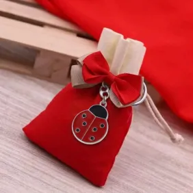 Sacchetto per Laurea con Coccinella Rossa