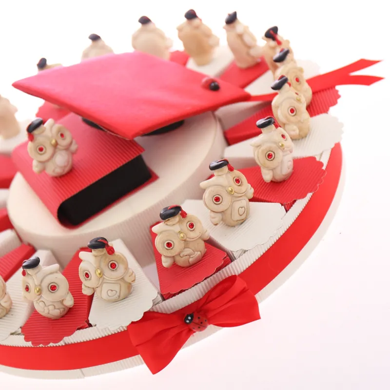 Torta Laurea Statuina Maxi Gufo Strass