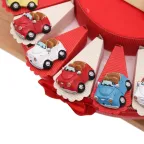 Torta Bomboniere Macchinine Cabriolet Magnete Mix Color