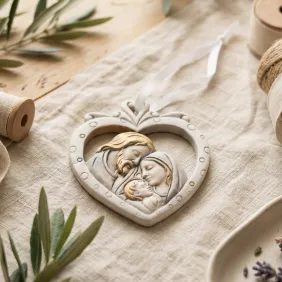 Appendino Sacra Famiglia a Cuore Fai da Te