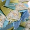 Torta Bomboniere Portaconfetti Cuore Alato Battesimo Bimbo Confettata Segnaposto
