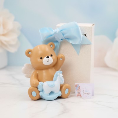 Bomboniere Battesimo Orsetto con Ali Bimbo Magicorsetti