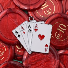 Bomboniera Portachiavi Fai Da Te Poker D'Assi