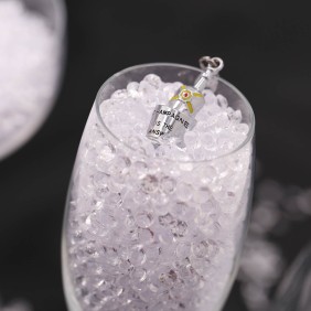 Bomboniera Compleanno 18 anni Portachiave Champagne in secchiello